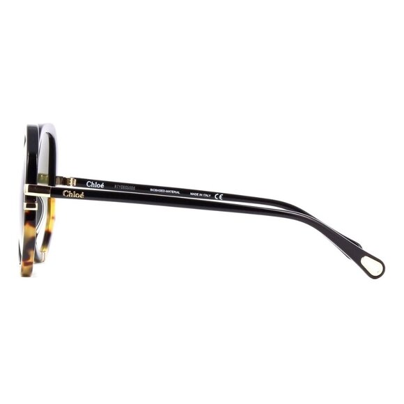 New CHLOE Black Square CH0105S 002 Sunglasses Women - Picture 3 of 4
